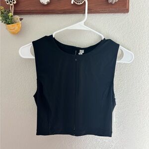Lululemon Athletica Black Crop Top